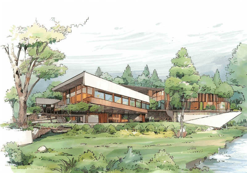 AI Colorize Garden Renderings in One Click